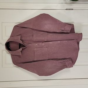 Zara Mauve Button Down Shirt